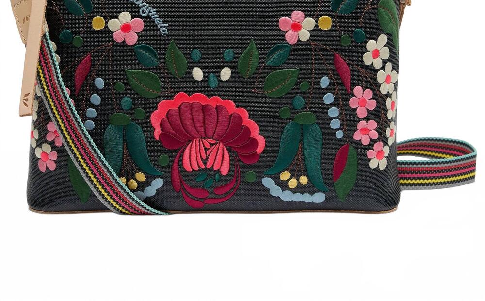 NEW CONSUELA women's ava downtown crossbody bag in black